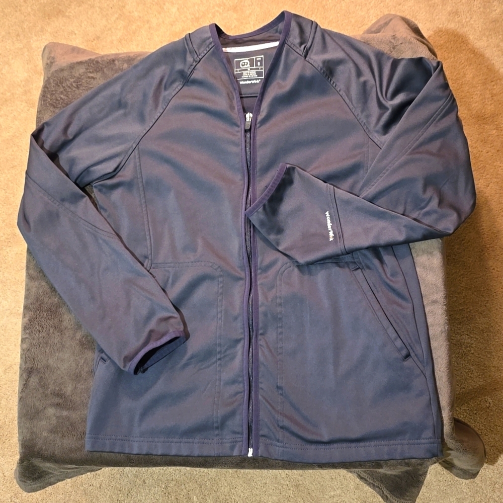 Women's scrub jacket, S, gray, WonderWink